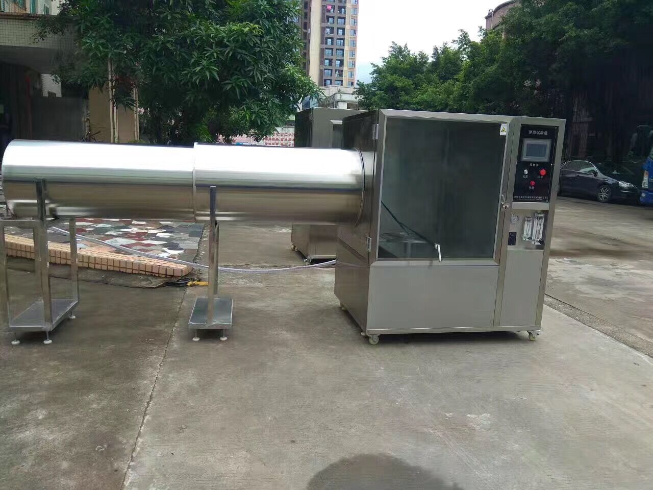 IPX3-6噴水淋雨試驗箱
